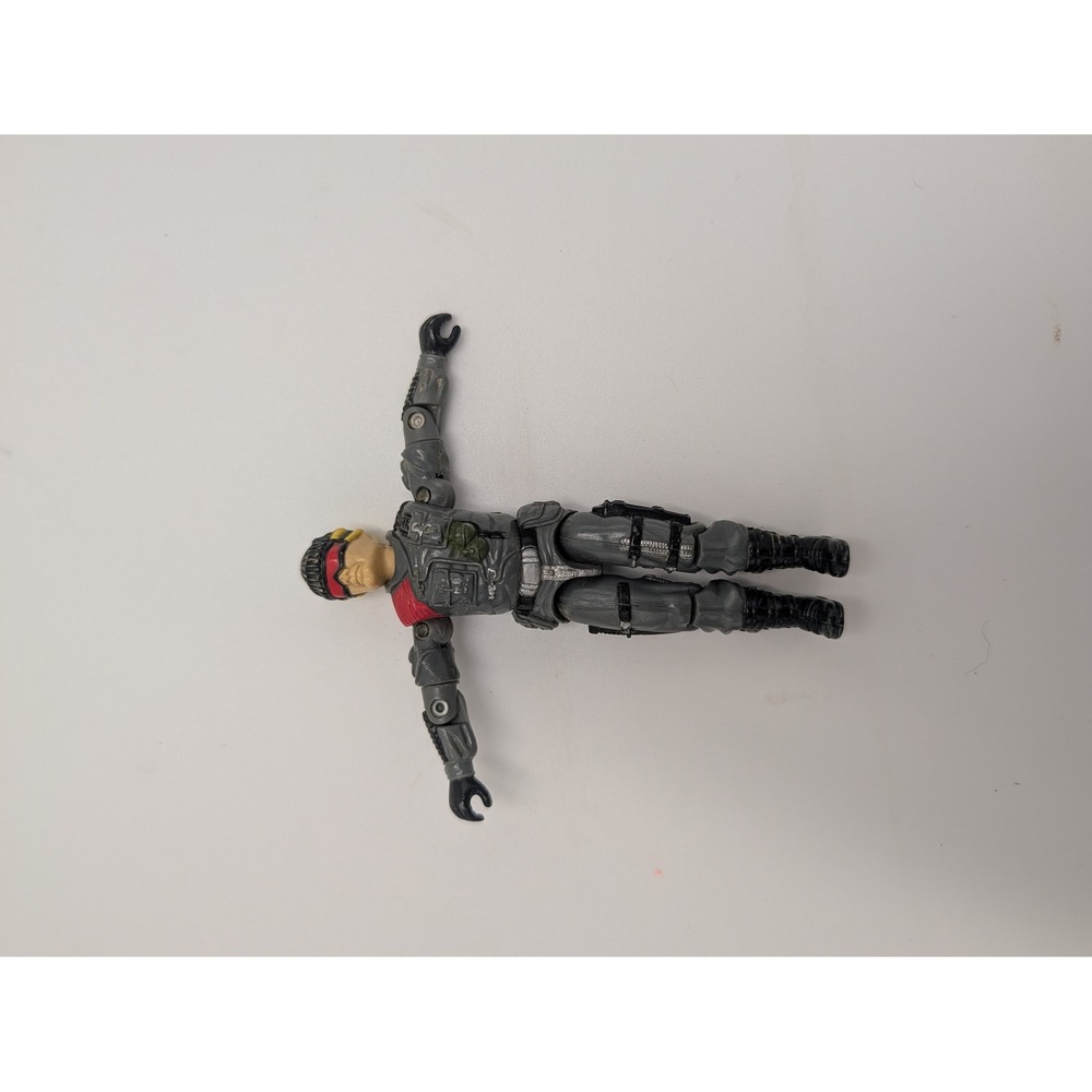Vintage GI Joe Firefly 1984 Action Figure Cobra Saboteur Grey V1 Hasbro 3.75"